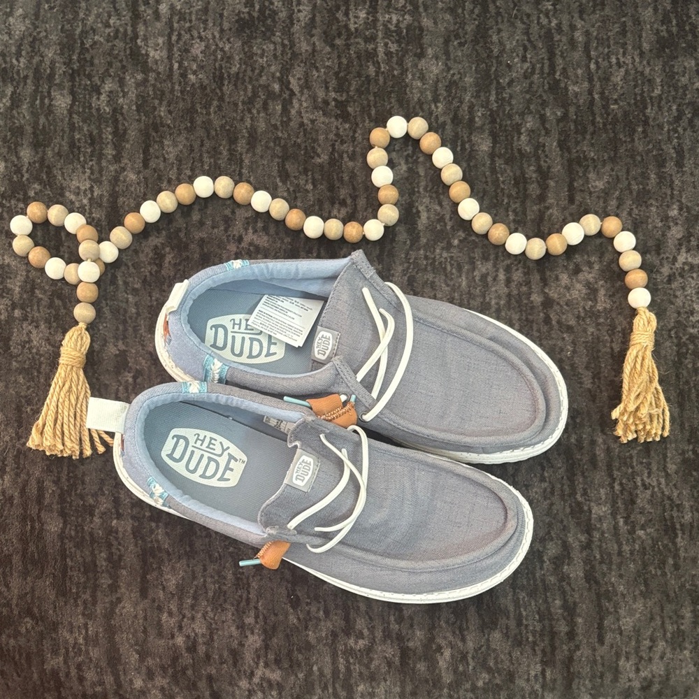 Hey Dude Blue Slip-On Shoes